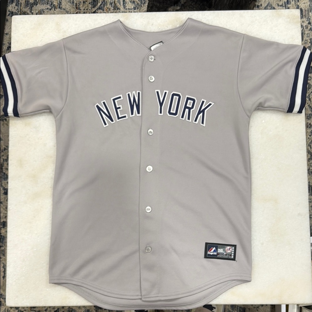 New York Gray Baseball Jersey